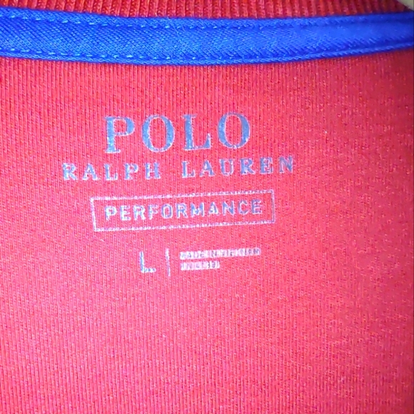 Polo by Ralph Lauren Red Varsity or Bomber Sweater/Jacket - Picture 3 of 3